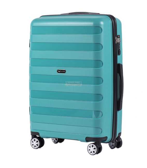 Валіза Wings PP07 середня M зелена картинка, зображення, фото