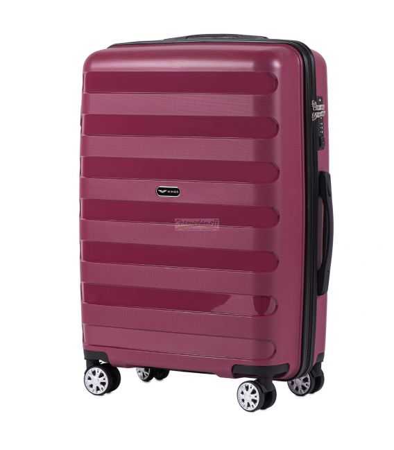 Чемодан Wings PP07 средний M бордовый фото, картинка, изображение