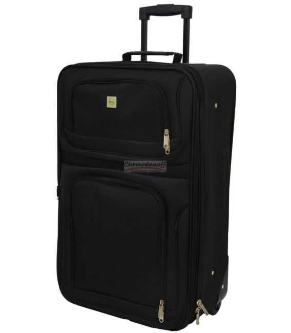 Чемодан Bonro Best маленький S черный фото, картинка, изображение