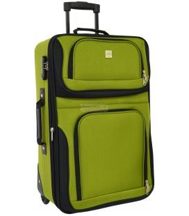 Валіза Bonro Best Midi чорно-зелена картинка, зображення, фото