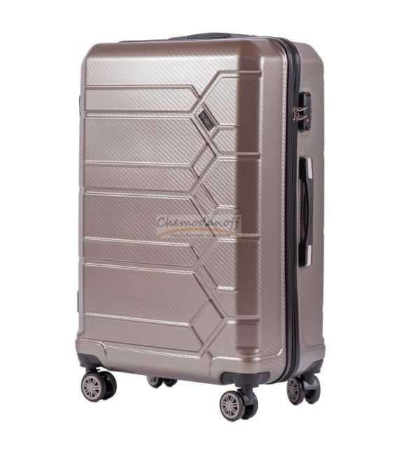 Чемодан Wings PC185 Royal Maxi бронзовый фото, картинка, изображение