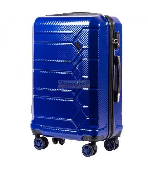 Чемодан Wings PC185 Royal средний M синий фото, картинка, изображение