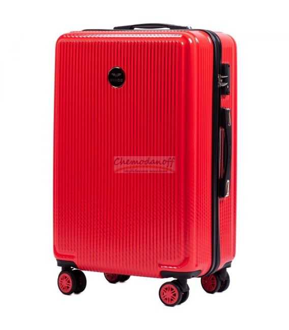 Чемодан Wings PC565 African Eagle средний M красный фото, картинка, изображение