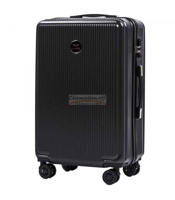 Чемодан Wings PC565 African Eagle Midi серый фото, картинка, изображение