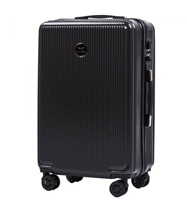 Чемодан Wings PC565 African Eagle средний M серый фото, картинка, изображение