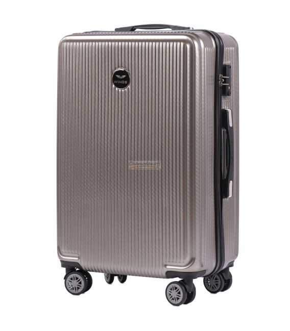 Чемодан Wings PC565 African Eagle Midi бронзовый фото, картинка, изображение