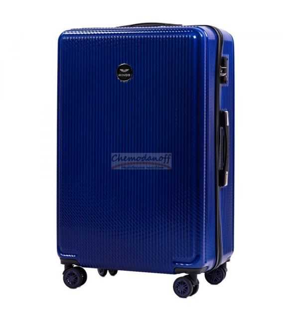 Чемодан Wings PC565 African Eagle большой L синий фото, картинка, изображение