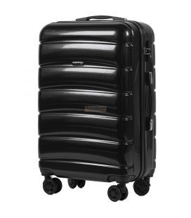 Чемодан Wings PC160 Iberian Eagle средний M черный фото, картинка, изображение