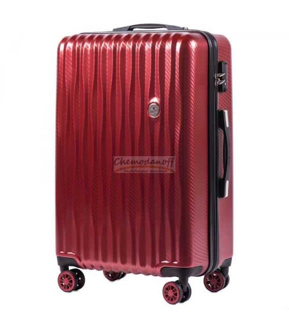 Чемодан Wings PC5223 Spotted Eagle Midi бордовый фото, картинка, изображение