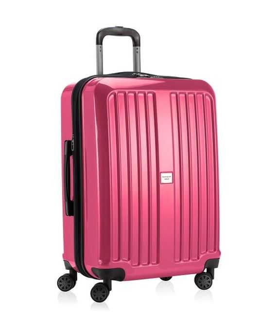 Чемодан Xberg Midi розовый глянец фото, картинка, изображение