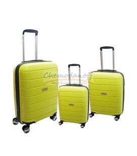 Набор Чемоданов Airtex 232 3 в 1 лимонный фото, картинка, изображение