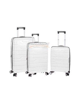 Набор Чемоданов Snowball 91103 3 в 1 белый фото, картинка, изображение