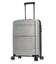 Чемодан Snowball 94103 маленький S серебристый фото, картинка, изображение