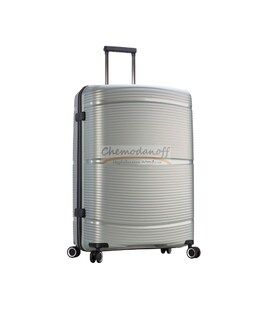 Чемодан Snowball 94103 средний M серебристый фото, картинка, изображение