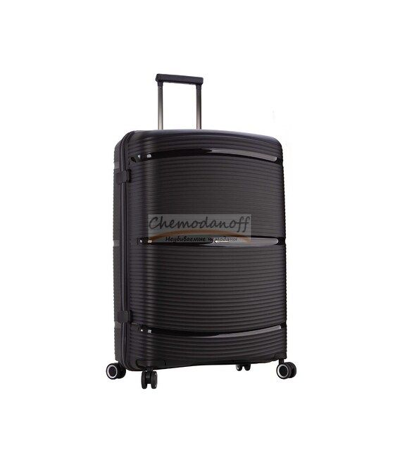 Чемодан Snowball 94103 средний M черный фото, картинка, изображение