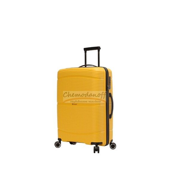 Чемодан Snowball 94103 средний M желтый фото, картинка, изображение