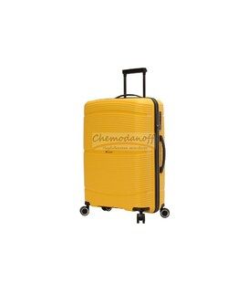 Чемодан Snowball 94103 средний M желтый фото, картинка, изображение