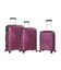 Набір Валіз Snowball 05203 3 в 1 фіолетовий - картинка, зображення, фото валізи