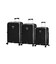 Набір Валіз Snowball 05103 3 в 1 чорний - картинка, зображення, фото валізи