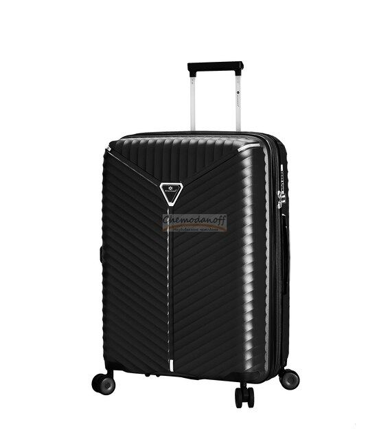 Чемодан Snowball 05103 Maxi черный фото, картинка, изображение