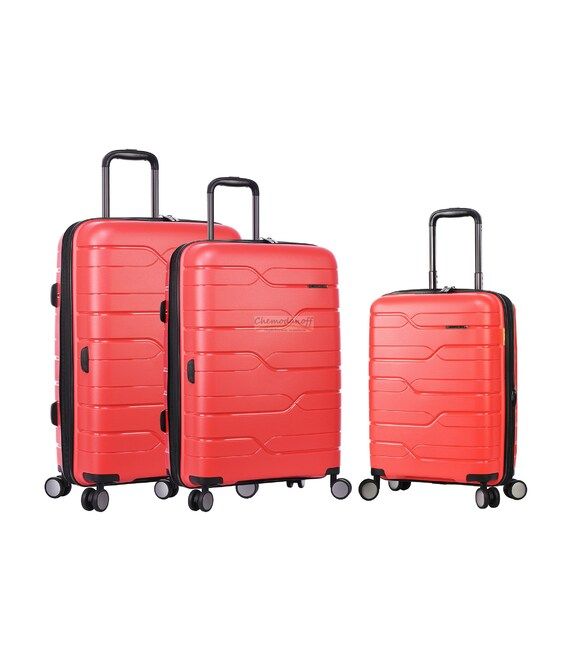 Набір Валіз Snowball 96103 3 в 1 червоний - картинка, зображення, фото валізи