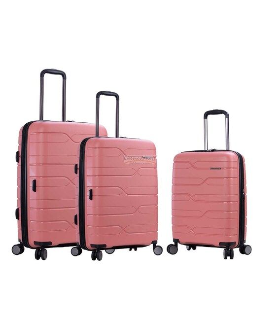 Набір Валіз Snowball 96103 3 в 1 рожевий - картинка, зображення, фото валізи