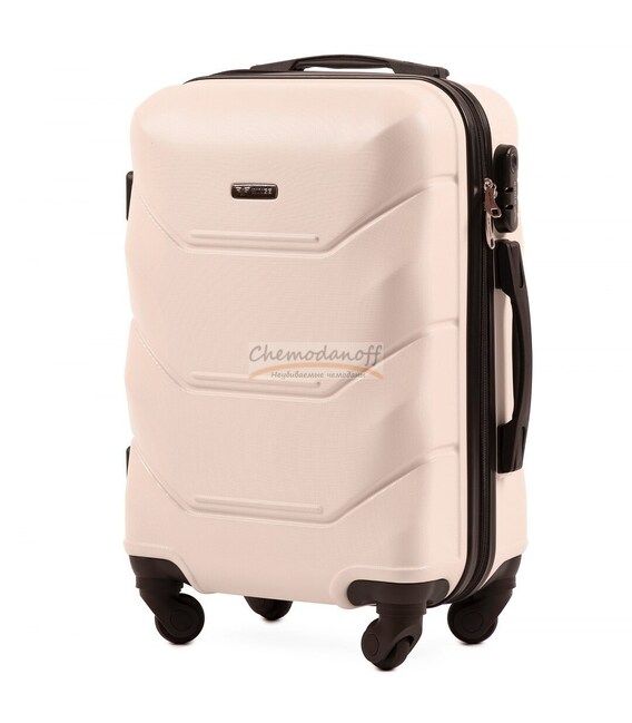 Чемодан Wings 147 Unlimeted маленький S бежевый фото, картинка, изображение