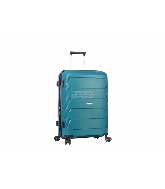 Валіза Snowball 92803 середня M зелена картинка, зображення, фото