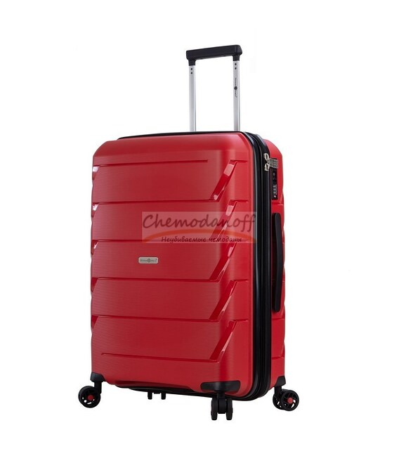 Чемодан Snowball 92803 Maxi красный фото, картинка, изображение