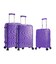 Набір Валіз Snowball 04303 3 в 1 фіолетовий - картинка, зображення, фото валізи