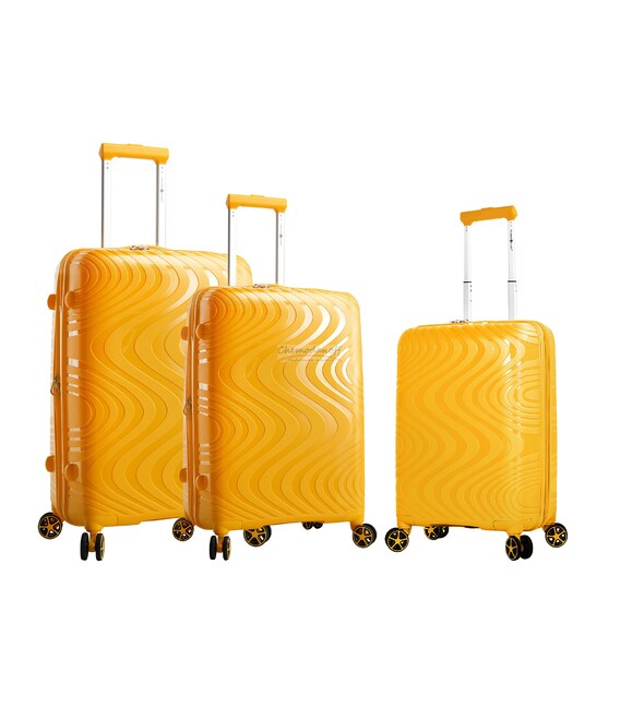 Набор Чемоданов Snowball 04303 3 в 1 желтый фото, картинка, изображение