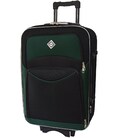 Валіза Bonro Style велика L чорно-зелена - картинка, зображення, фото валізи