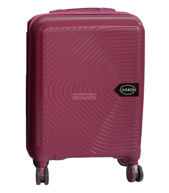 Чемодан Carbon Atom маленький S бордовый фото, картинка, изображение