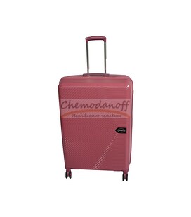 Чемодан Carbon Atom Maxi розовый фото, картинка, изображение