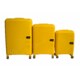 Набір валіз Carbon Atom жовтий - картинка, зображення, фото валізи