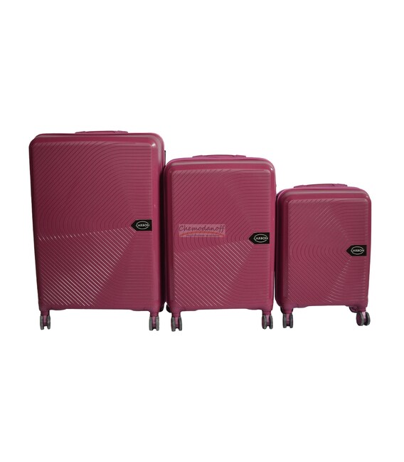 Набір валіз Carbon Atom бордовий картинка, зображення, фото