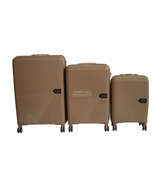 Набір валіз Carbon Atom коричневий картинка, зображення, фото