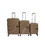 Набор чемоданов Carbon Atom коричневый картинка, изображение, фото
