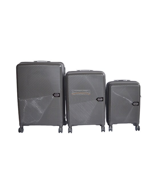 Набір валіз Carbon Atom графітовий картинка, зображення, фото