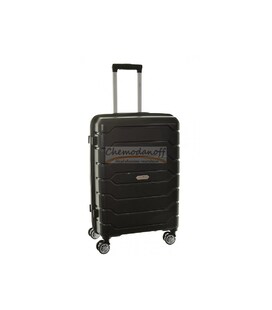 Чемодан Snowball 01103 средний M черный фото, картинка, изображение