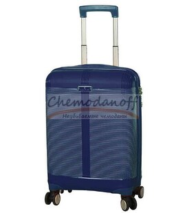 Чемодан Snowball 91303 маленький S синий фото, картинка, изображение