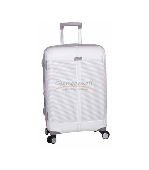 Чемодан Snowball 91303 Maxi белый фото, картинка, изображение