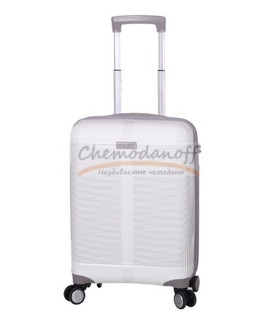 Чемодан Snowball 91303 маленький S белый фото, картинка, изображение