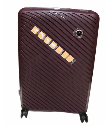 Валіза Snowball 04103 середня M фіолетова картинка, зображення, фото