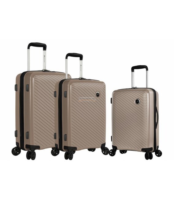 Набір валіз Snowball 04103 коричневий - картинка, зображення, фото валізи