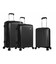 Набір валіз Snowball 04103 чорний - картинка, зображення, фото валізи
