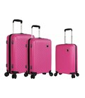 Набор чемоданов Snowball 04103 розовый картинка, изображение, фото
