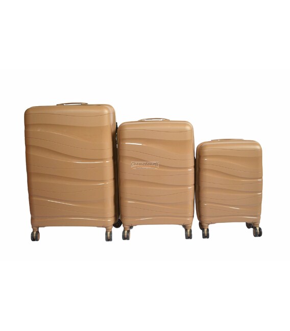 Набор чемоданов Carbon Space коричневый фото, картинка, изображение