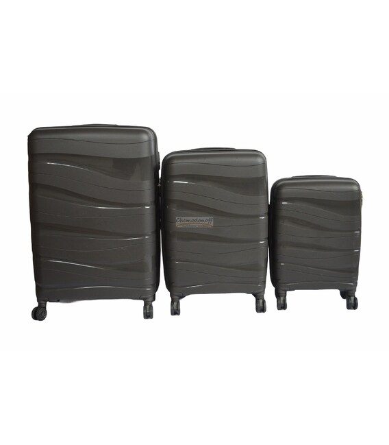 Набор чемоданов Carbon Space графитовый фото, картинка, изображение