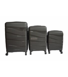 Набор чемоданов Carbon Space графитовый фото, картинка, изображение